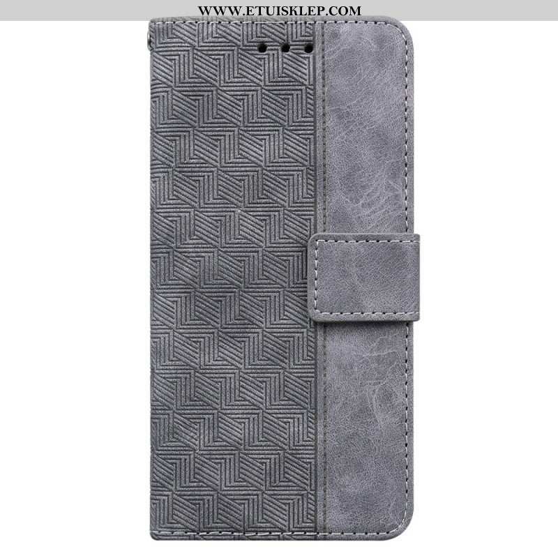 Etui Folio do OnePlus Nord CE 2 5G Przeszycia Ze Sztucznej Skóry